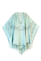 Lotty B Poncho in Charmeuse Silk (Spiderlily Pale Blue)