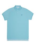 Premium Mens pure cotton pale blue polo shirt