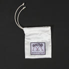 18K Gold Mini Mustique Island Pendant - Pink House Mustique Silk Bag