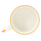 Fine Bone China Mug : SEASTAR - ORANGE designer Lotty B Mustique homeware & fine bone china