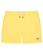 Quick dry swim trunks for men by designer Lotty B Mustique for Pink House beachwear